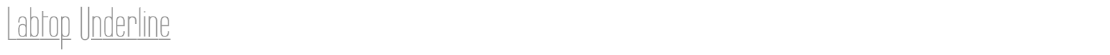 Labtop font preview